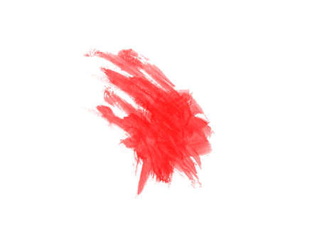 Stain brushes for painting on red background. Brush for art designの写真素材