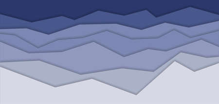 Abstract geometric background with colorful layers. Creative banner concept with lines