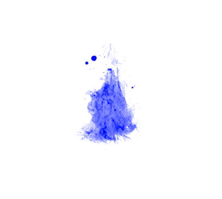 Watercolor grunge texture. Isolated smear brush for painting. Beautiful brushes illustrationの写真素材