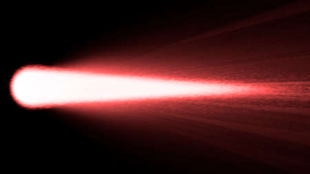 Beautiful space background with abstract comet. Cosmic wallpaper