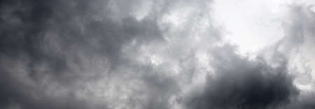 Danger weather wallpaper. Dramatic dark clouds background. Storm cloud in sky