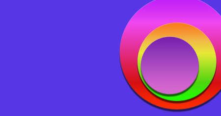 Abstract colorful geometric shapes for art banner conceptの写真素材