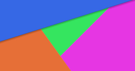Abstract colorful geometric shapes for art banner concept