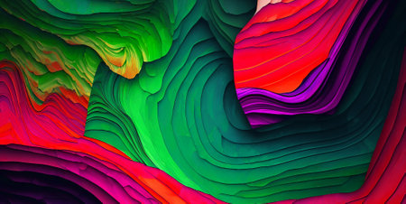 Abstract colorful texture layer panorama background. colorful layers background
