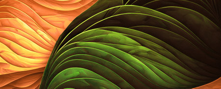 Abstract colorful texture layer panorama background. colorful layers backgroundの写真素材