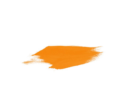 Beautiful watercolor smear brush concept for art paintings. Brushes isolated on white backgroundの写真素材