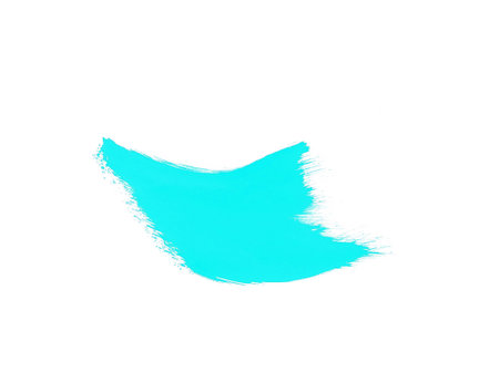 Beautiful watercolor smear brush concept for art paintings. Brushes isolated on white backgroundの写真素材