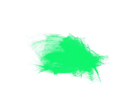 Beautiful watercolor smear brush concept for art paintings. Brushes isolated on white backgroundの写真素材