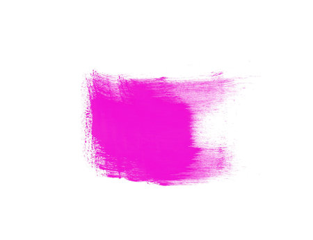 Beautiful watercolor smear brush concept for art paintings. Brushes isolated on white backgroundの写真素材