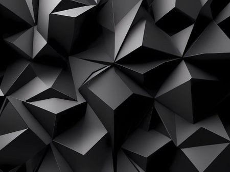 Beautiful 3d low poly structure for art designの素材