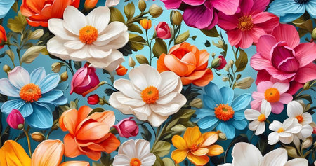 Elegant beautiful flowers texture for delicate art. Nature backgroundの素材