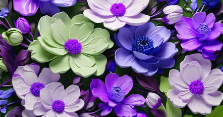 Elegant beautiful flowers texture for delicate art. Nature backgroundの素材