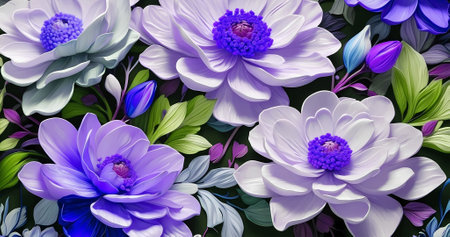 Elegant beautiful flowers texture for delicate art. Nature backgroundの素材