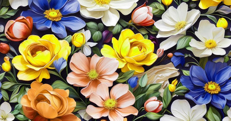 Elegant beautiful flowers texture for delicate art. Nature backgroundの素材