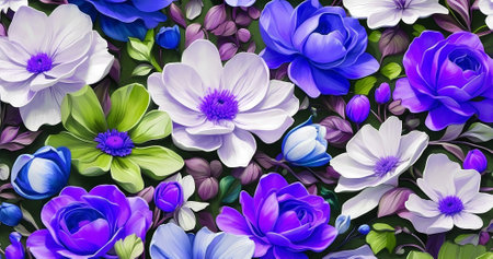 Elegant beautiful flowers texture for delicate art. Nature backgroundの素材