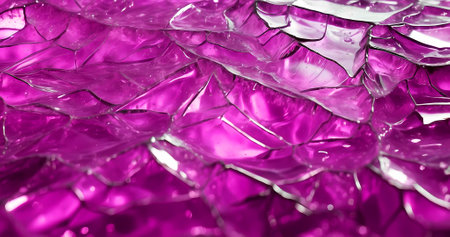 Beautiful cracked ice surface texture background. Winter textureの素材