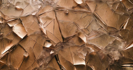 Beautiful cracked ice surface texture background. Winter textureの素材