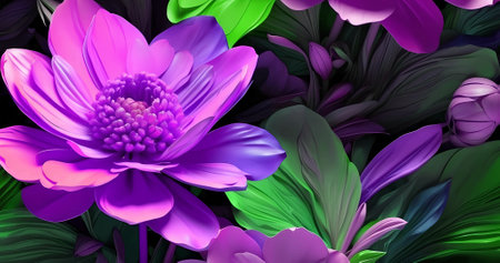 Beautiful elegant delicate flowers concept for post card design. Abstract flower backgroundの素材