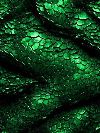 Abstract dark dragon skin close up texture. Modern textureの素材