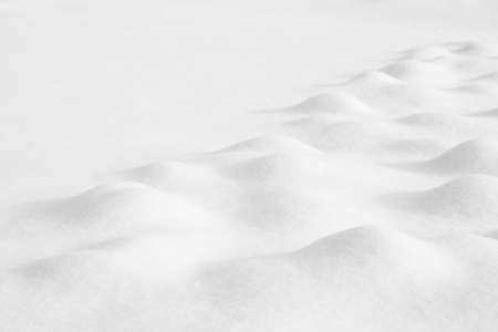 Winter landscape with hills covered with snowの写真素材