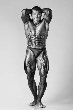 The beautiful and strong young guyの写真素材