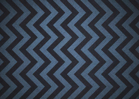 Retro blue background of black chevron stripes, background is patterned wallpaper and vintage grunge background texture design, old abstract background paper for brochure, bright colorful backgroundの写真素材
