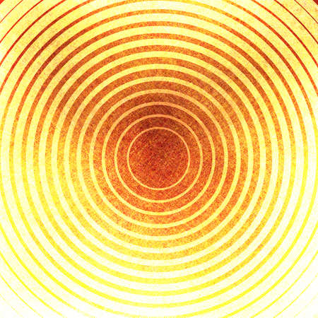 abstract yellow background pattern design element, round circle geometric shape with vintage grunge...
