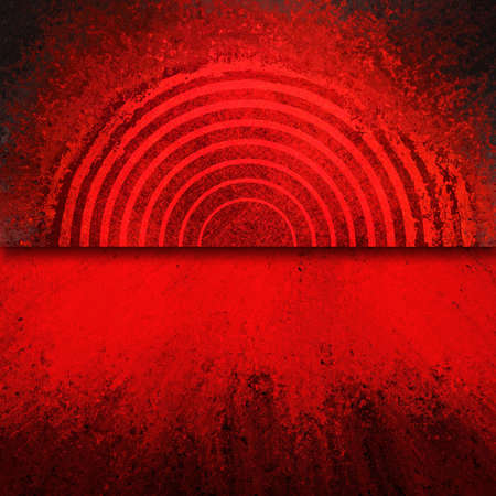 abstract red background line design element with layers for website upload template for web design or brochure ad, black vintage grunge background texture dramatic colors and grungy black border edge の写真素材