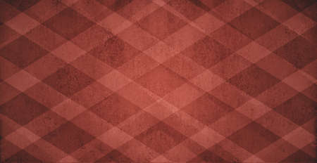 diagonal striped pattern background, light red and dark black diamond checkered の写真素材
