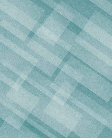 diagonal white rectangles layers on teal blue backgroundの写真素材