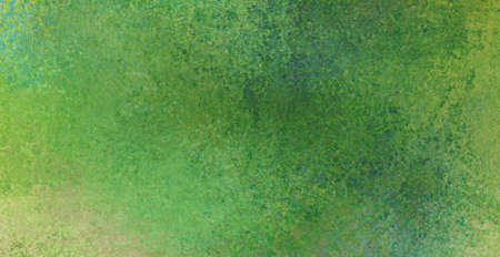 green banner background with rough distressed vintage texture and blue green and yellow colors