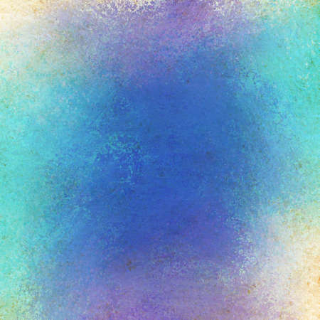 bright blue purple and white color splash with messy grunge texture background