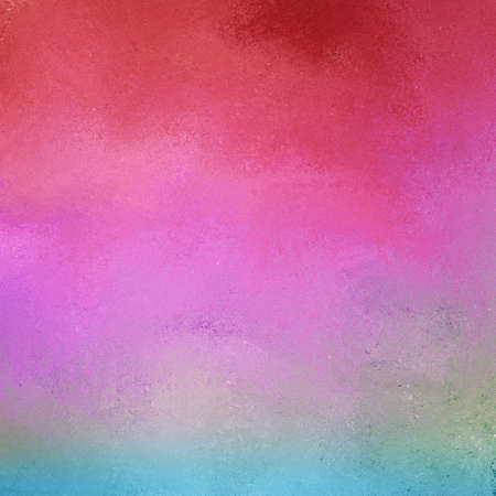 abstract background with colors of red blue green and pink with faint vintage texture design