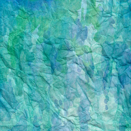 digital and traditional watercolor background paint in soft pastel blue colorsの写真素材