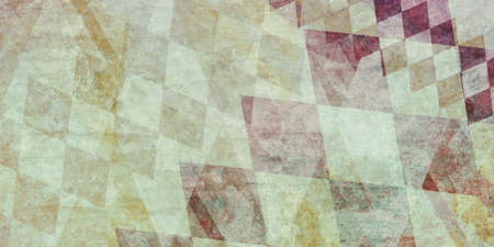 diamond pattern wallpaper design, abstract background of transparent pink yellow and white colors in random layersの写真素材
