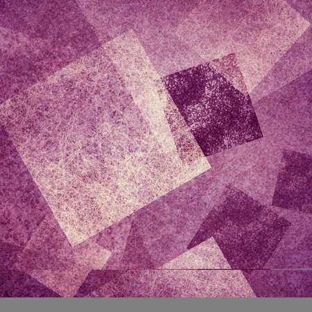 abstract purple and pink background with diamond and square shapes layered in contemporary modern...
