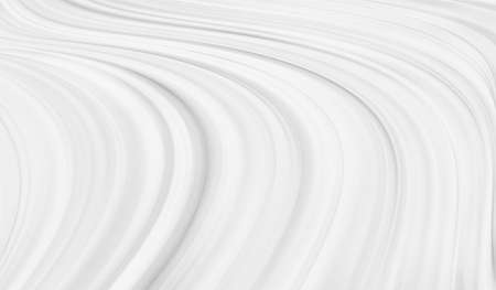 abstract flowing white liquid background design with rippled curving material in elegant motion blur patternの写真素材