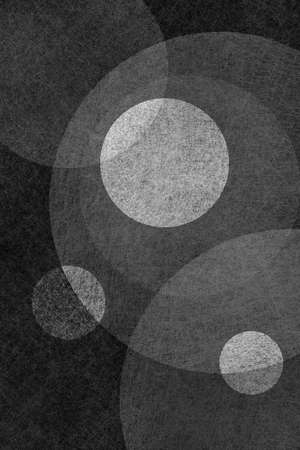 abstract black background with blank layered circle shapes in modern design with faint texture for product sign or display announcementの写真素材