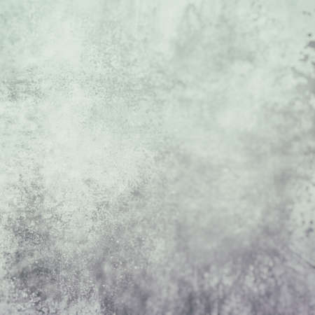 old vintage black and white paper illustration with lots of grunge texture on borders, old gray distressed backgroundの写真素材