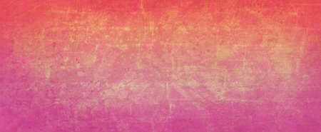 old pastel orange and pink background with soft white worn grunge paint texture design with spatter...