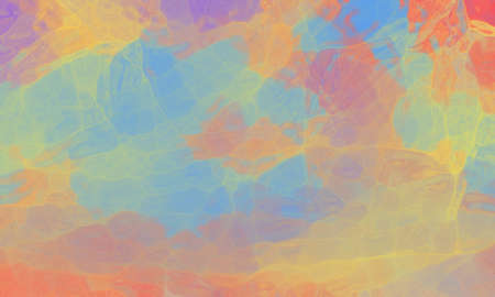 Colorful background in pretty soft colors of blue pink purple yellow and orange, abstract sunset in...