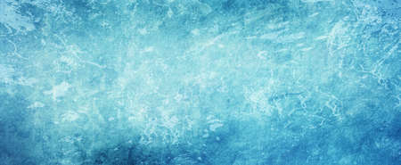 Blue background texture in marbled distressed white grunge design, elegant abstract painted wall that is distressed and weathered in old vintage illustrationの写真素材