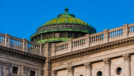 Small dome on the Pennsylvania Capitol, in Harrisburg, Pennsylvania  の写真素材