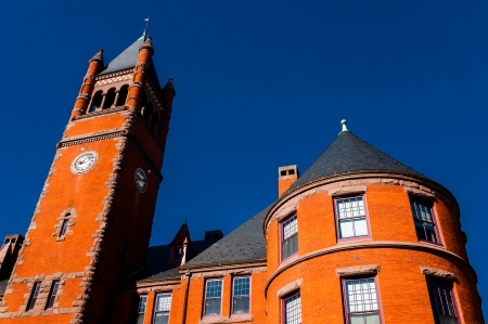 Gladfelter Hall, on the campus of Gettysburg College, PA.の写真素材