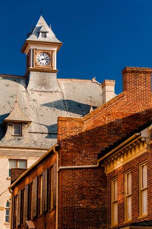 Rouss City Hall, in downtown Winchester, Virginia.の写真素材