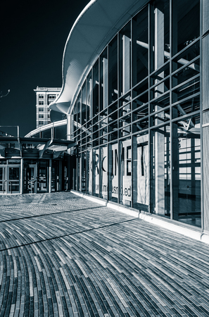 Architectural abstract taken in the Inner Harbor of Baltimore, Maryland.のeditorial素材