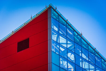 Architectural details at the National Aquarium in Baltimore, Maryland.のeditorial素材