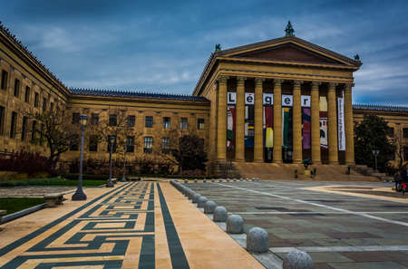 The Museum of Art in Philadelphia, Pennsylvania.のeditorial素材