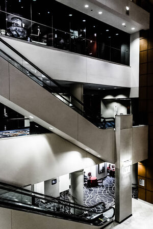The interior of the JW Marriott, in Washington, DC.のeditorial素材