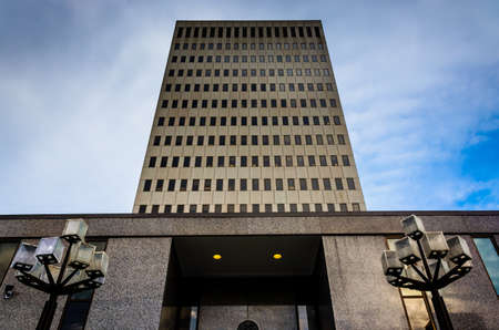 The Fallon Federal Building in Baltimore, Maryland.のeditorial素材